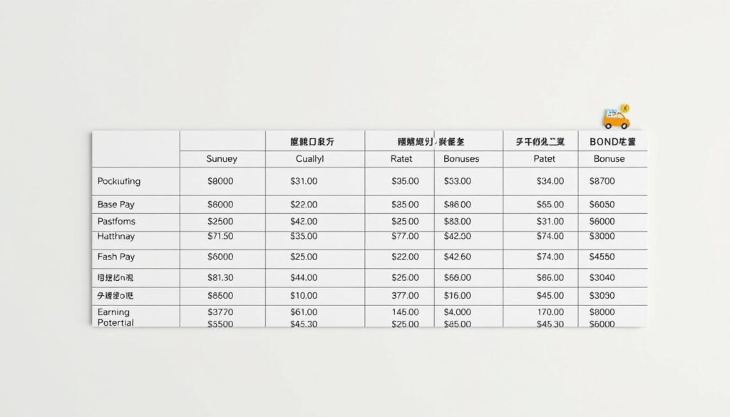外送員薪水比較
